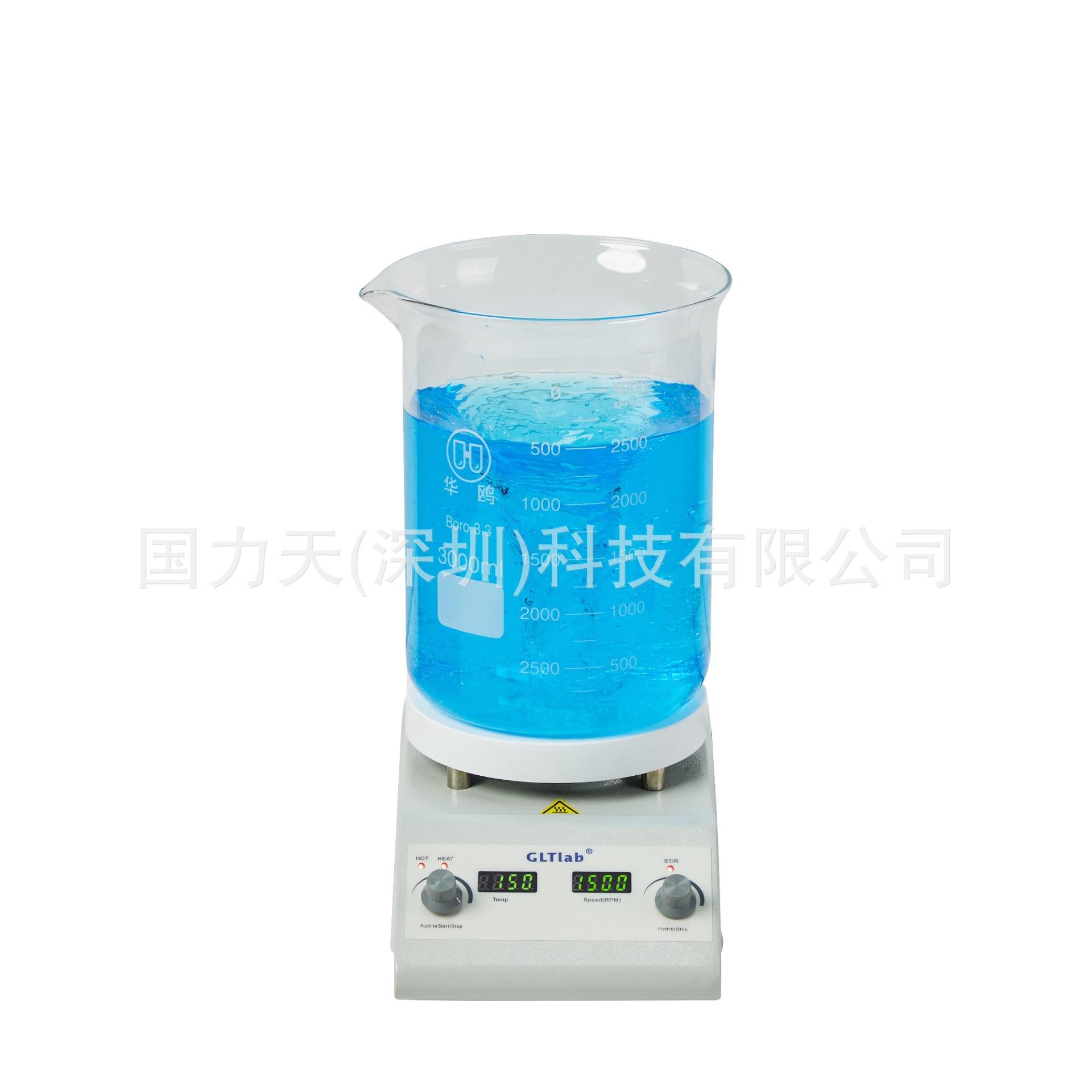 实验室磁力搅拌器 数显控温 圆盘加热搅拌机 陶瓷涂层铝盘 耐腐蚀