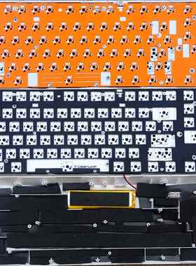 键盘消音棉夹心棉底棉整张轴下垫，FE87/104吸音棉客制化配件