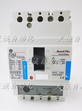 原装美国GE通用塑壳开关断路器FD633P10A7A32A50A63A80A12.5A160A