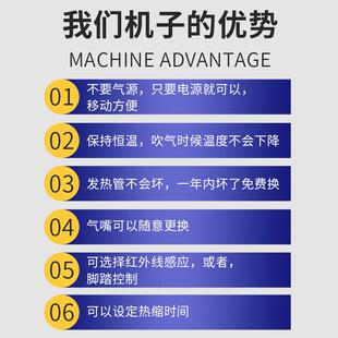 -DO2/J自动烤缩套管机红外热感应缩收360度热旋风全 受热均匀不伤