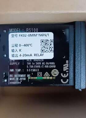 RKC温控器 RS100-FK02-8MM,N6N1节能