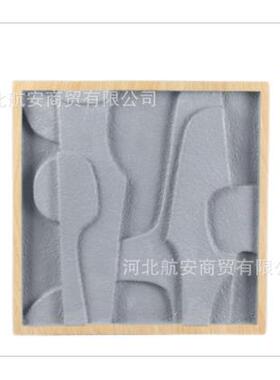 现代简约创意纹理相框树脂摆件样板房售楼处家居装饰品工艺品