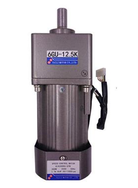 台力200W调速电机马达交流AC220配减速箱6GU-12.5K带调速器正反转