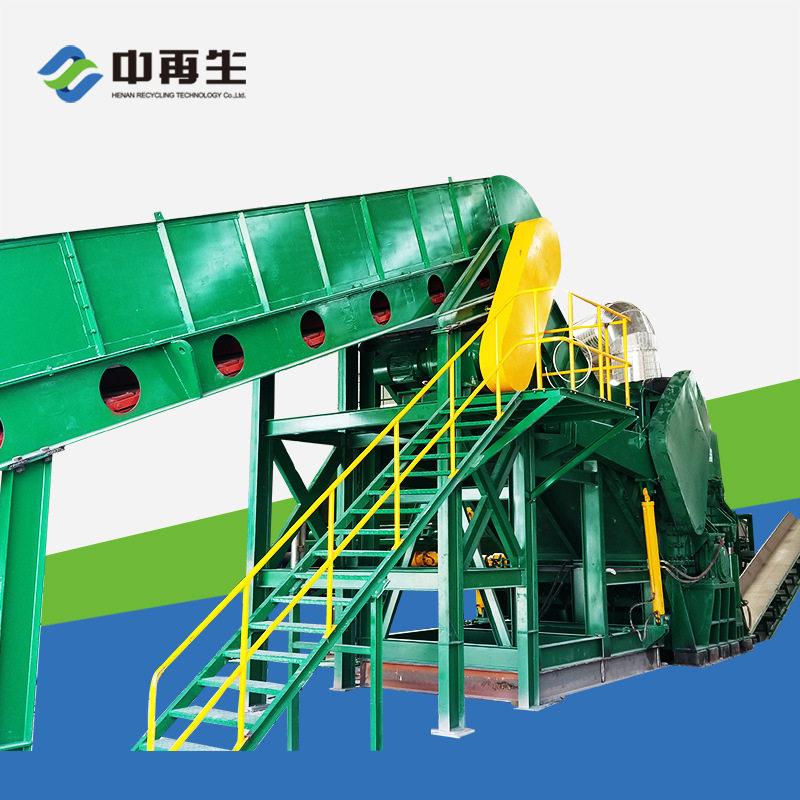 中再生SCL-1200重型金属破碎机生产线 厂家现货废钢彩钢瓦粉碎机