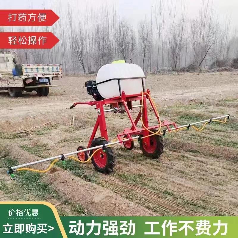 喷汽油手扶打药洒机麦田蔬菜地农药机小型四轮喷雾机喷药机