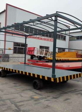 12吨雨棚拖车5000*2400*22002.6万防雨棚牵引平板拖车雨帘拖挂