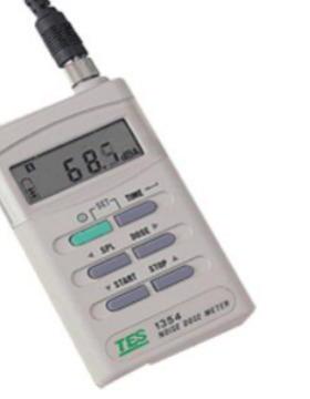 TES-1355噪音计测量累积噪音暴露量泰仕TES1355声级计分贝仪