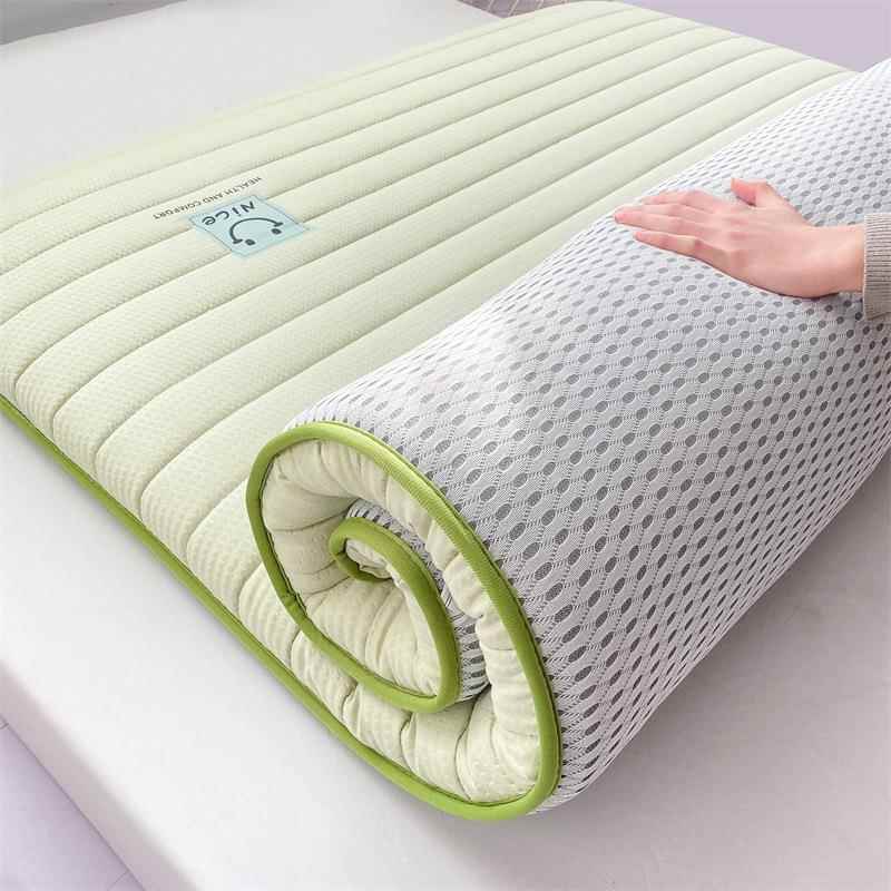 泡泡棉笑脸直线大豆纤学维5床垫厚款床KGC褥舍cm8cm生宿寝室垫褥