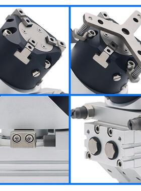 N1T直销可调行程缸气80°换NRML向夹持缸RML机械手气缸气N爪