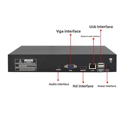 天视通4路POE网络录像机NVR 32路4K监控手机远程10路5MP主机H.265