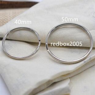 加粗钥匙扣环扣圈环钥匙圈环不锈钢挂件配件钥匙圆环钥匙大小圈圈