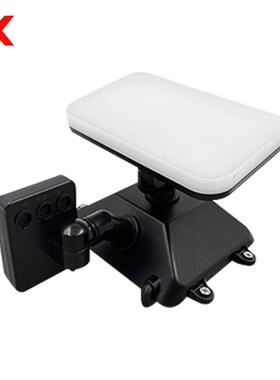 中式10灯W遥控应投光单头等户外人体KMR517B外感应红庭院灯感花园