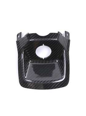 适用CFMOTO 800NK犀灵摩托车改装碳纤维外壳件 钥匙盖锁罩23+