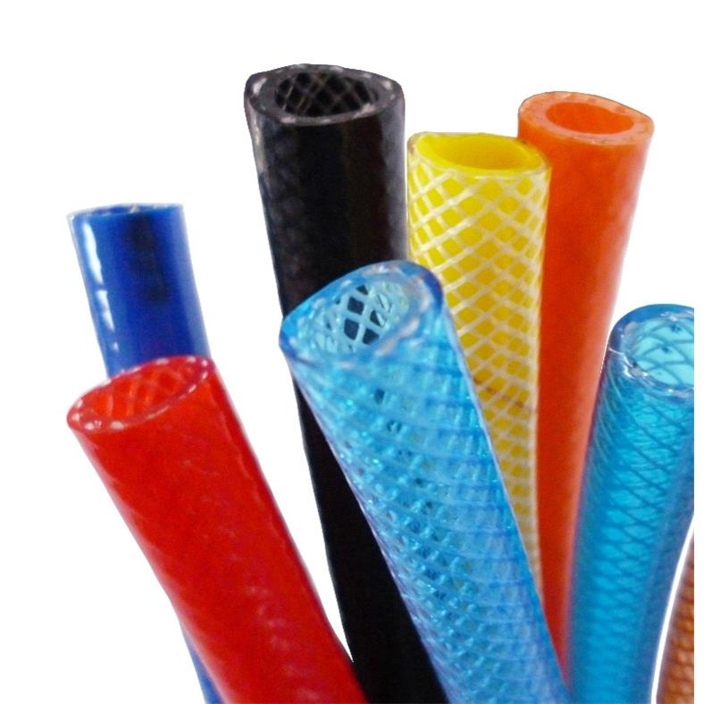 PVC塑料蛇皮管包纱管挤出机设备 塑料网格纱线管挤出机器生产线