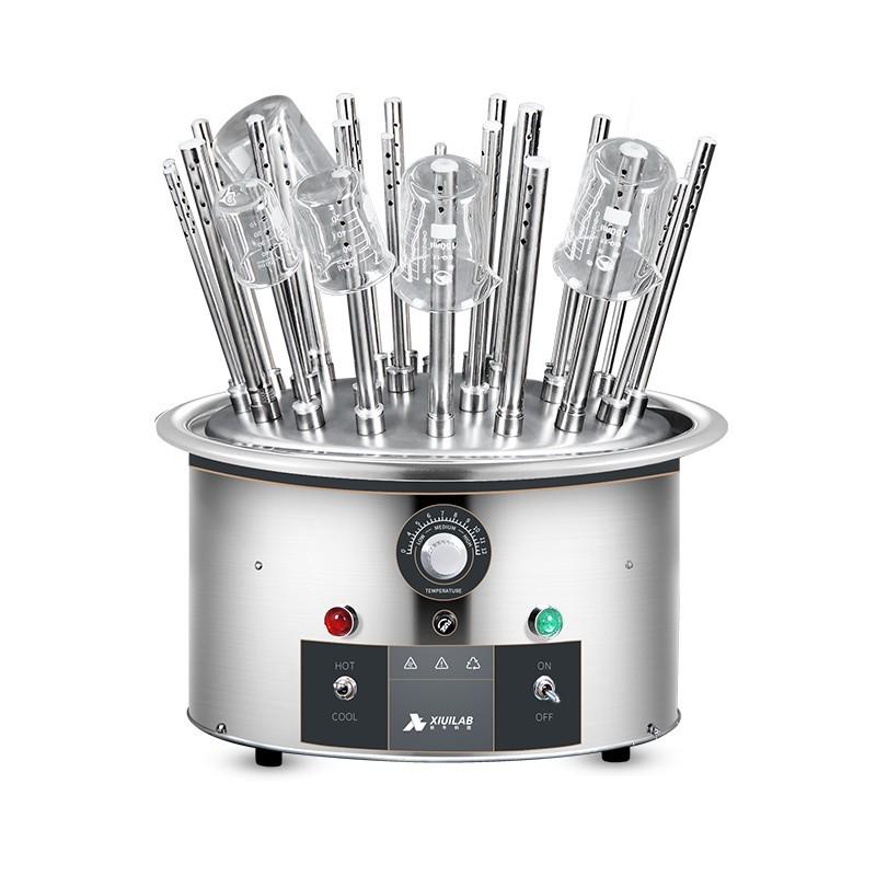 上海析牛玻璃气流烘干器实验室20孔30孔试管烧杯C型不锈钢干燥器