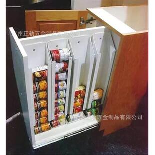 32寸 80cm加长机柜抽屉非阻尼三节轨房车工业重型滑轨51mm宽轨道