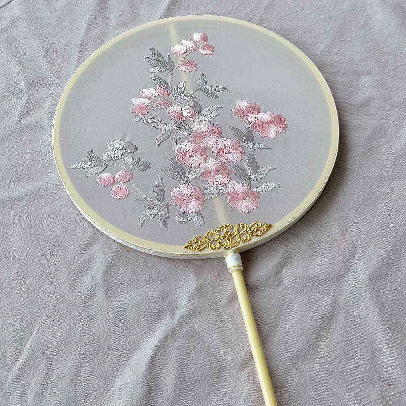 古风扇子仙气古代团扇舞蹈双面凉快汉服配饰手持扇子小赵之孙