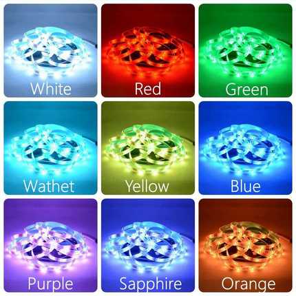 LED灯带套装5050RGB灯条酒吧酒店饭店KTV所炫七彩氛围灯带