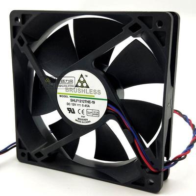 全新12CM1202512V0.45A工业直流2/3线电脑机箱电源散热风扇