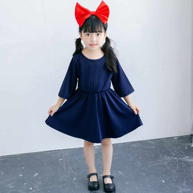 万圣节儿童服装小魔女宅急便可爱cos女孩派对女童琪琪衣服穿搭