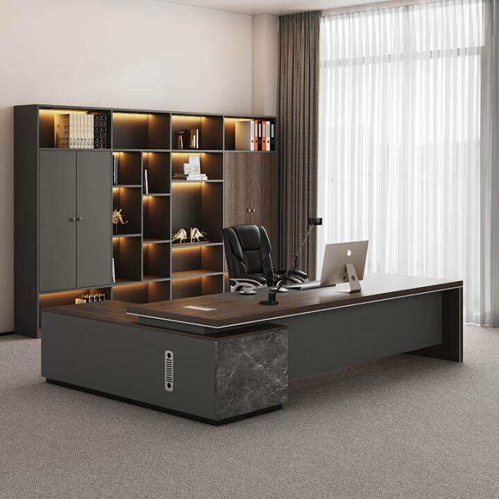 老板桌办公桌椅组合简约现代总裁桌经理主管桌大班台办公家具套装