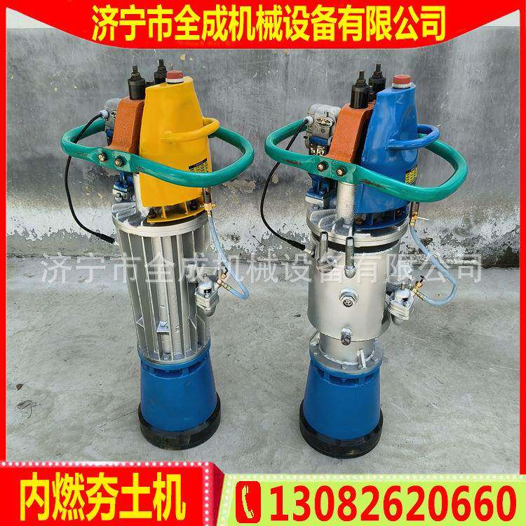 汽油水冷夯土机厂家手扶立式汽油打夯机全成120型老式汽夯机价格