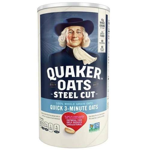 美国Quaker Oats桂格传统燕麦快熟刚切燕麦片Traditional Quick