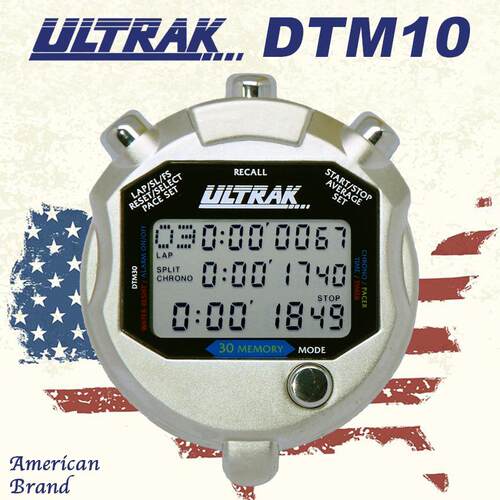 ULTRAK定尔志奥赛克秒表DTM10训练专用单跑道单排显示DT482学生