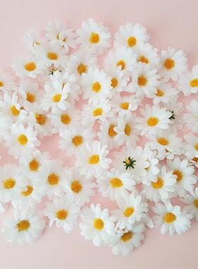 50pcs Artificial Sunflower Flowers Faux Daisy Flower Head We