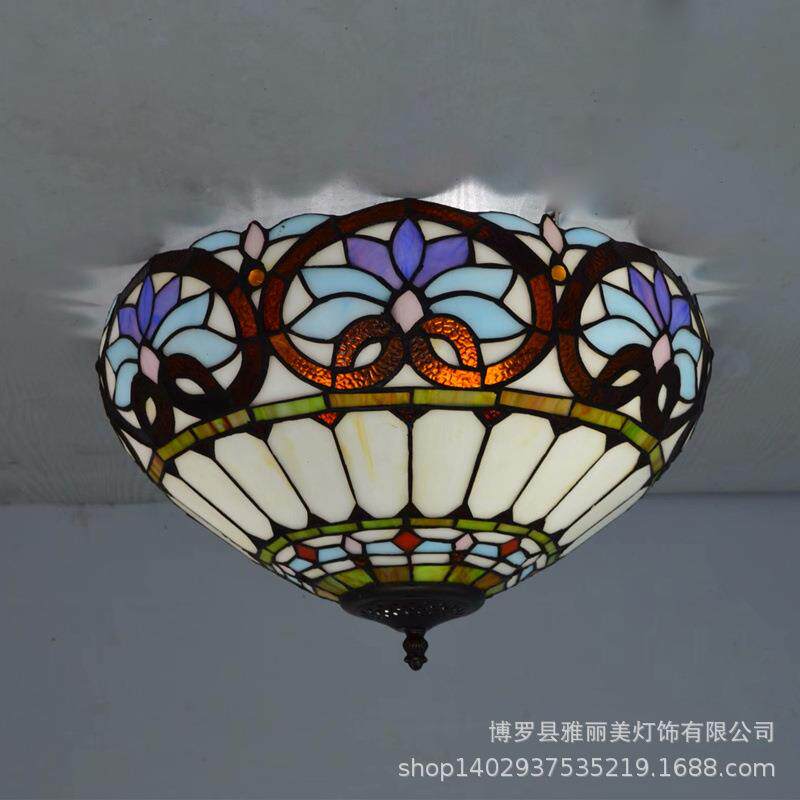 供应地中海led圆形酒店工程吸顶灯过道玄关走廊阳台灯具