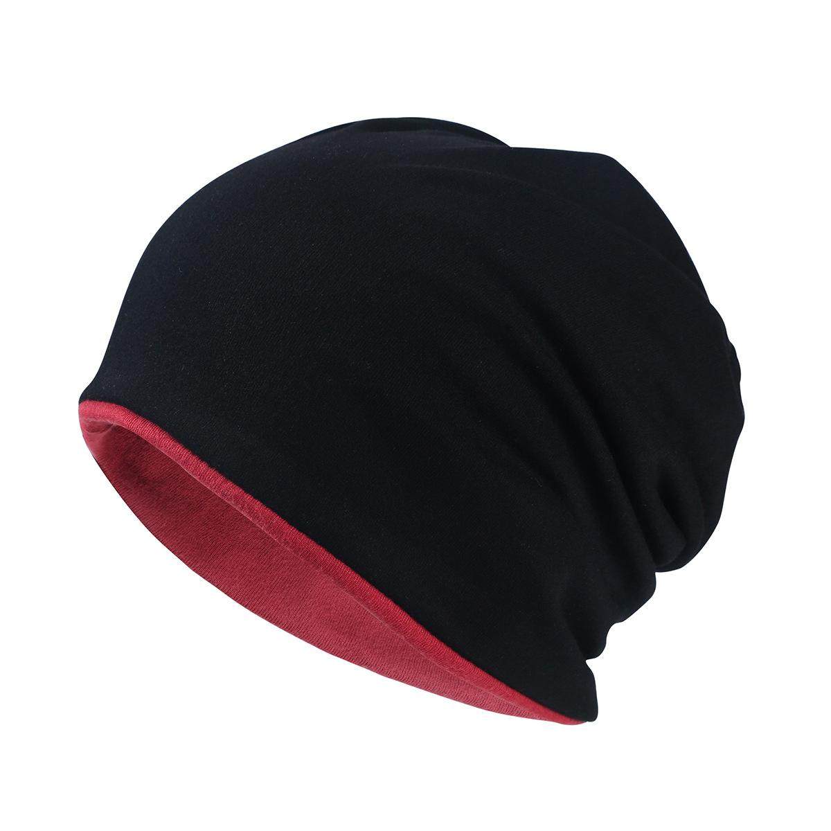 无压感老年人睡帽男士头套女款秋冬防风保暖光头帽子晚上睡戴的