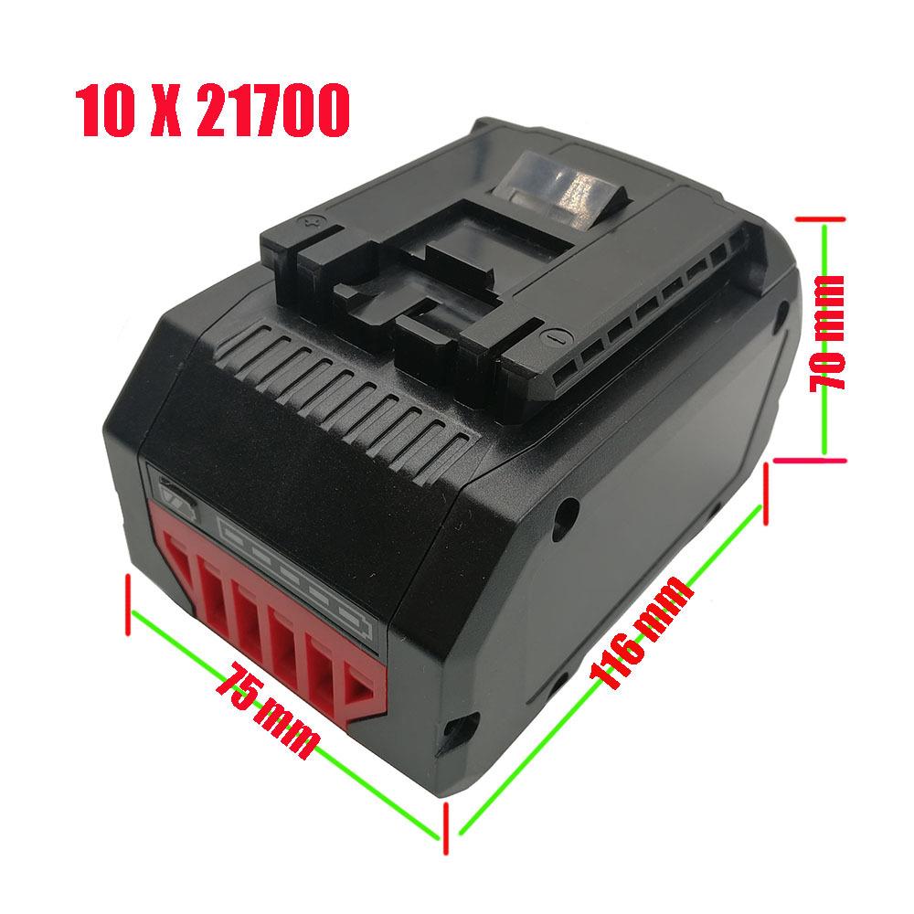 21700 BAT618 10芯锂离子电池塑料外壳PCB充电保护电路板外壳