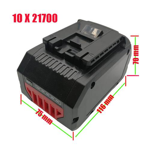 21700 BAT618 10芯锂离子电池塑料外壳PCB充电保护电路板外壳