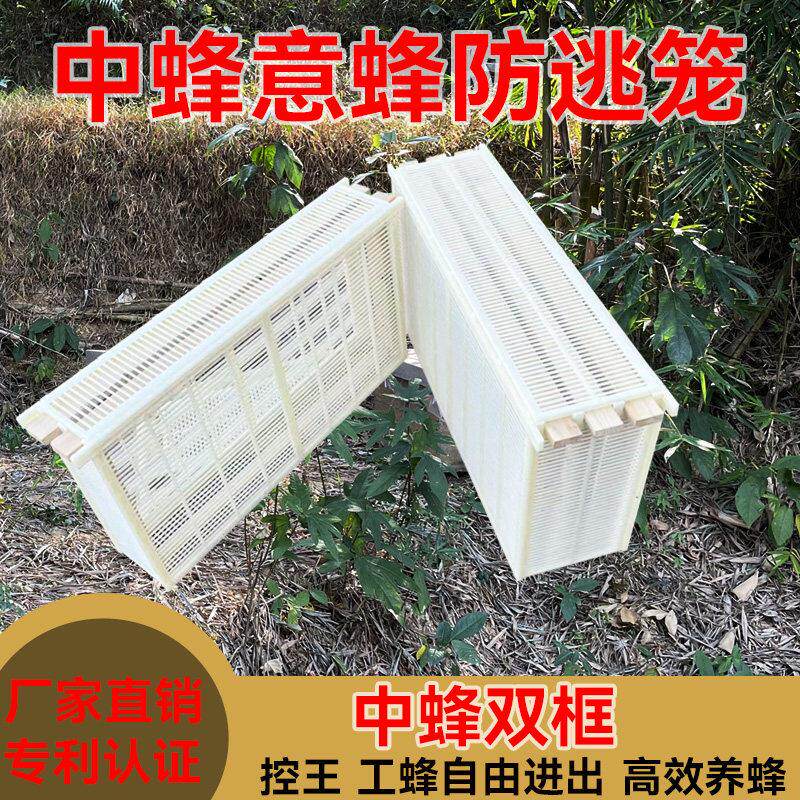 防逃双框隔王板控制器防逃片囚王笼隔王器中蜂蜂王产卵控制器