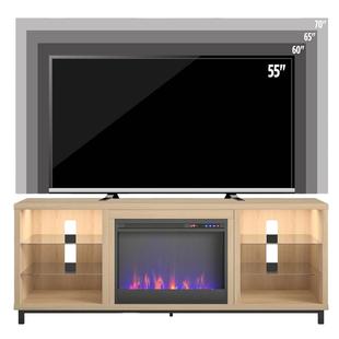 跨取境厅家具家用客储物柜嵌式 饰暖器壁炉JNC仿真火焰电视入柜 装