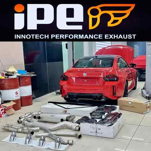 BMW M2 G87改装IPE RES JBOM Mach5 AE头段GPF中尾段阀门排气管