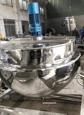 现货供应夹层锅不锈钢蒸汽电加热可倾式熟食搅拌蒸煮卤煮夹层炒锅