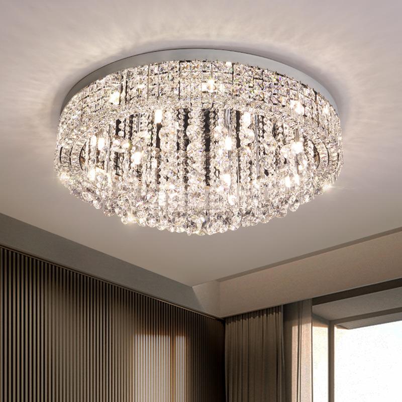 厅星匠欧式奢华水晶灯客厅大主灯灯餐厅卧293顶室灯现代大气吸灯