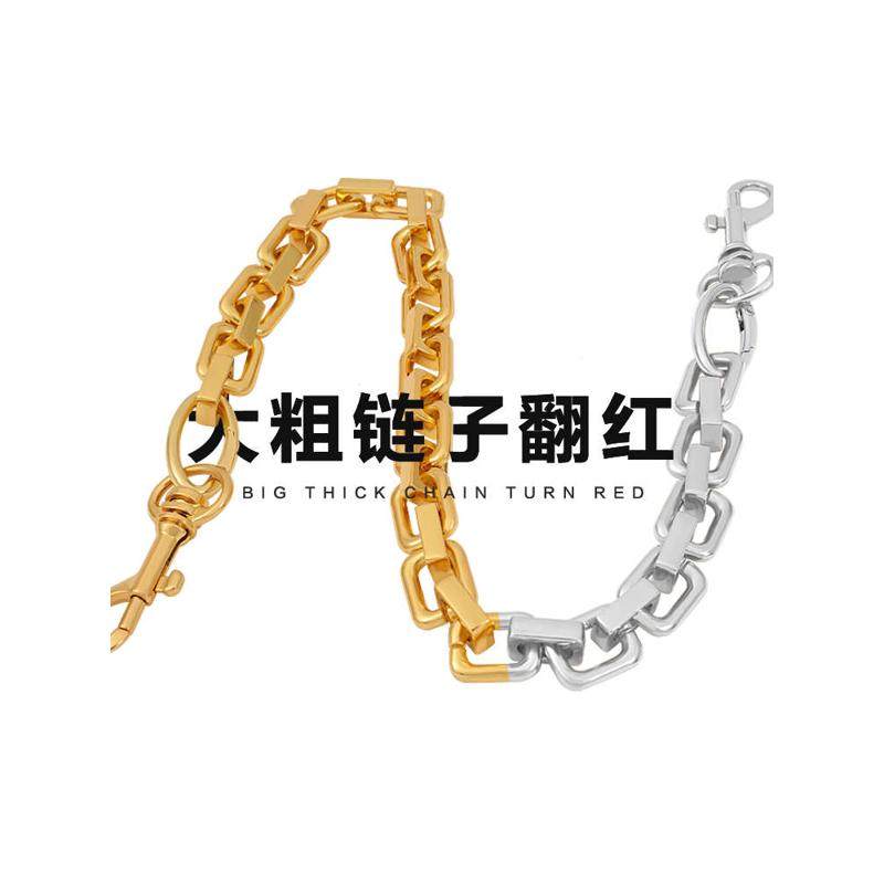 单肩链条包带配件腋下背包链条带适用零钱小包手拎提挽女包带替换