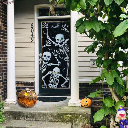 Halloween Pumpkin Head万圣节升降发声惊悚南瓜头庭院装饰