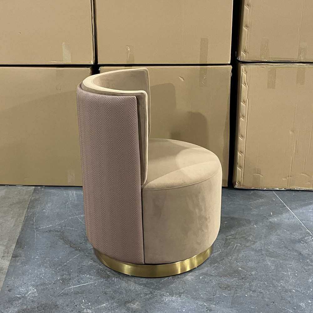 圆形旋转单人沙发椅【LC815】轻奢酒店接待洽谈休闲椅|阳台沙发椅,住宅家具,餐椅,淘宝优惠券,粉丝福利购,淘宝优惠卷