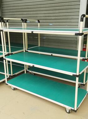 厂家精管周转车小推车益产间流水线小推OIO车生精益管老化车架防