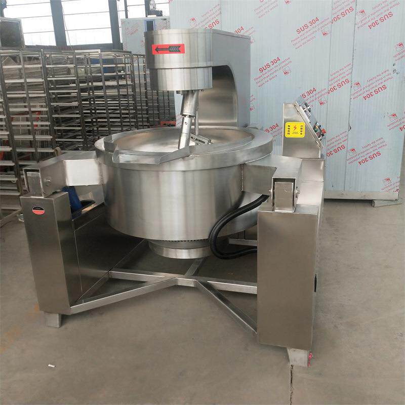 500L蜜饯行星搅拌炒锅 高粘稠度食品行星搅拌炒制设备 自动翻炒锅