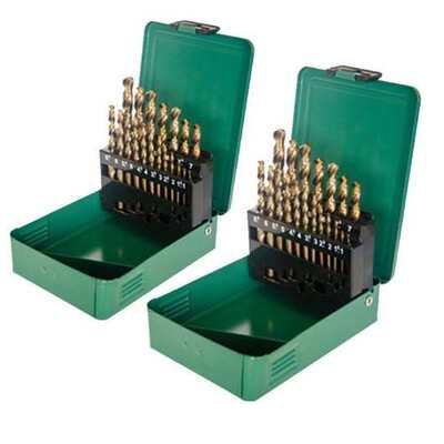 套装 52919钴达钻头52819世高速钢麻花钻不锈钢直柄五金含