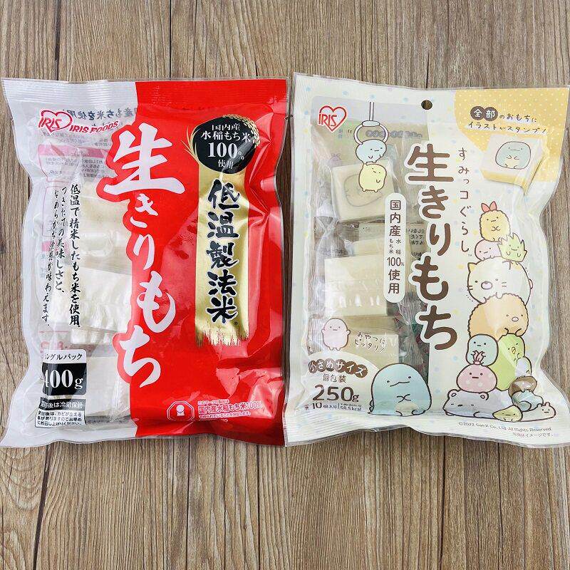 日本进口irisfoods拉丝年糕爱丽丝糯米烤脆皮年糕红豆汤火锅食材