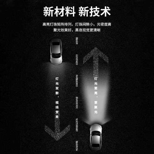 汽车led照明车灯汽车前大灯h4h7改装车大灯70w高亮led汽车灯泡