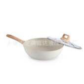 12件套白色黑色家用锅具套装 礼品锅 煎炒锅汤锅奶锅套装