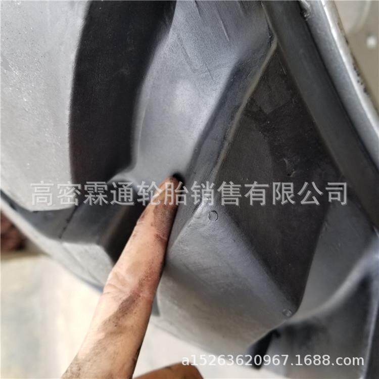 实心轮胎10-16.5 12-16.5滑移装载机实心轮胎带钢圈可加工