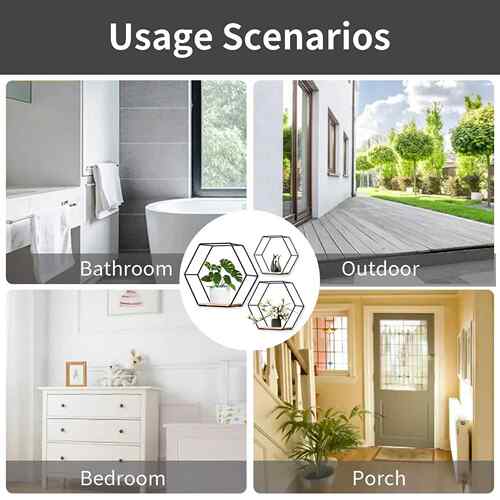 Floating Wall Shelf Sundries Storage Holder Living Room Home - 封面