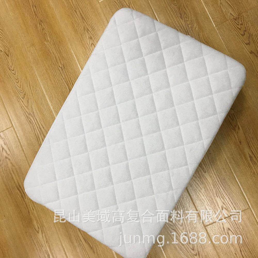 竹纤维毛巾布多针绗缝加厚TPU复合布婴儿床垫罩/隔尿垫/吸水透气